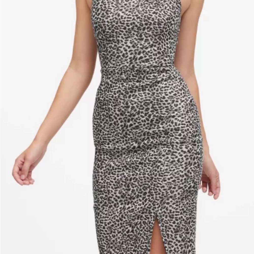 Banana Republic Bi-Stretch Sheath Midi Dress